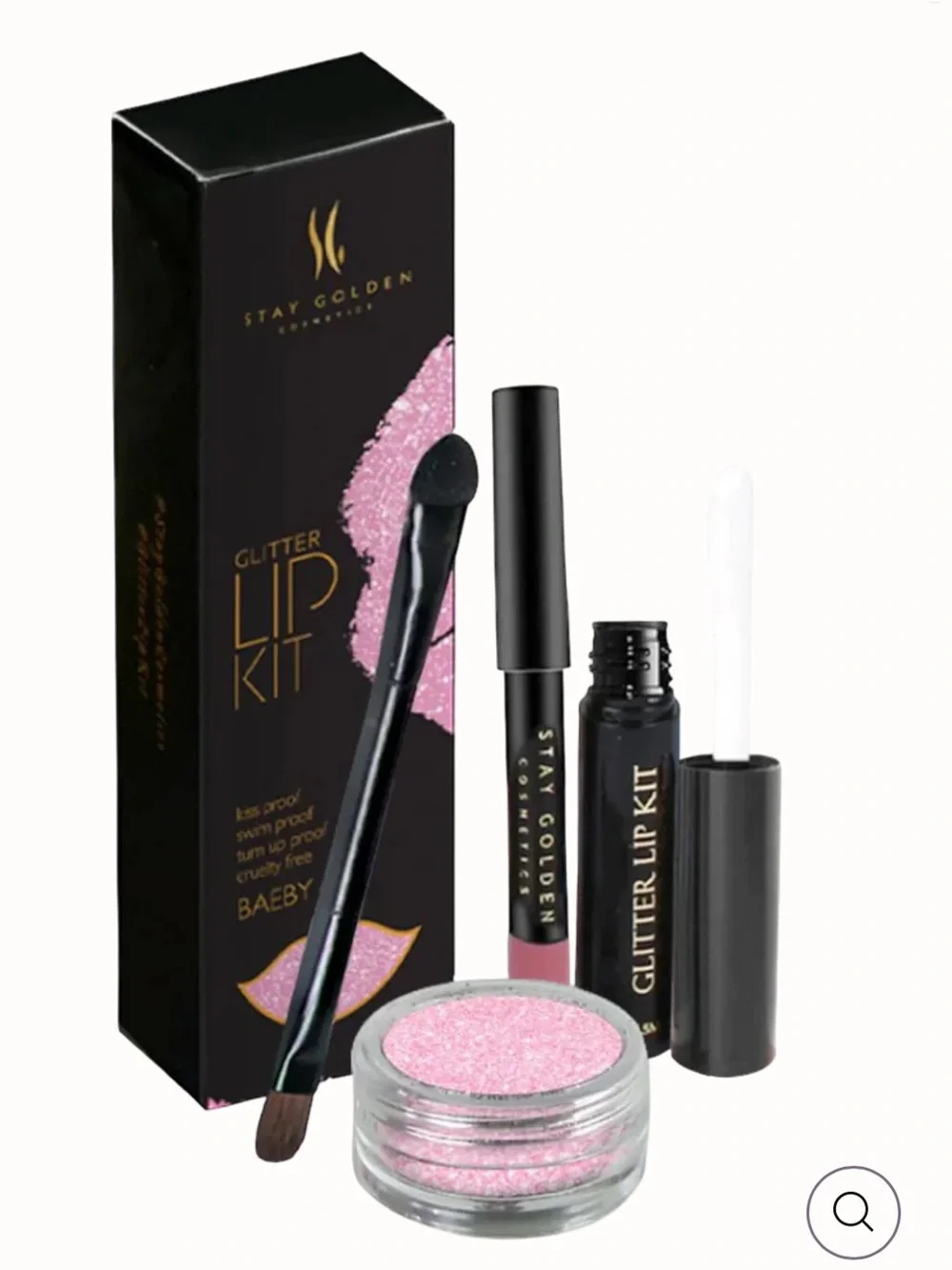 Glitter Lip Kit — Pink NWOT